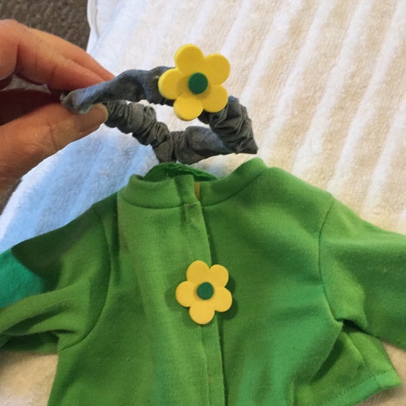 Build a bear clothes denim skirt , top, overalls - Picture 5 of 10